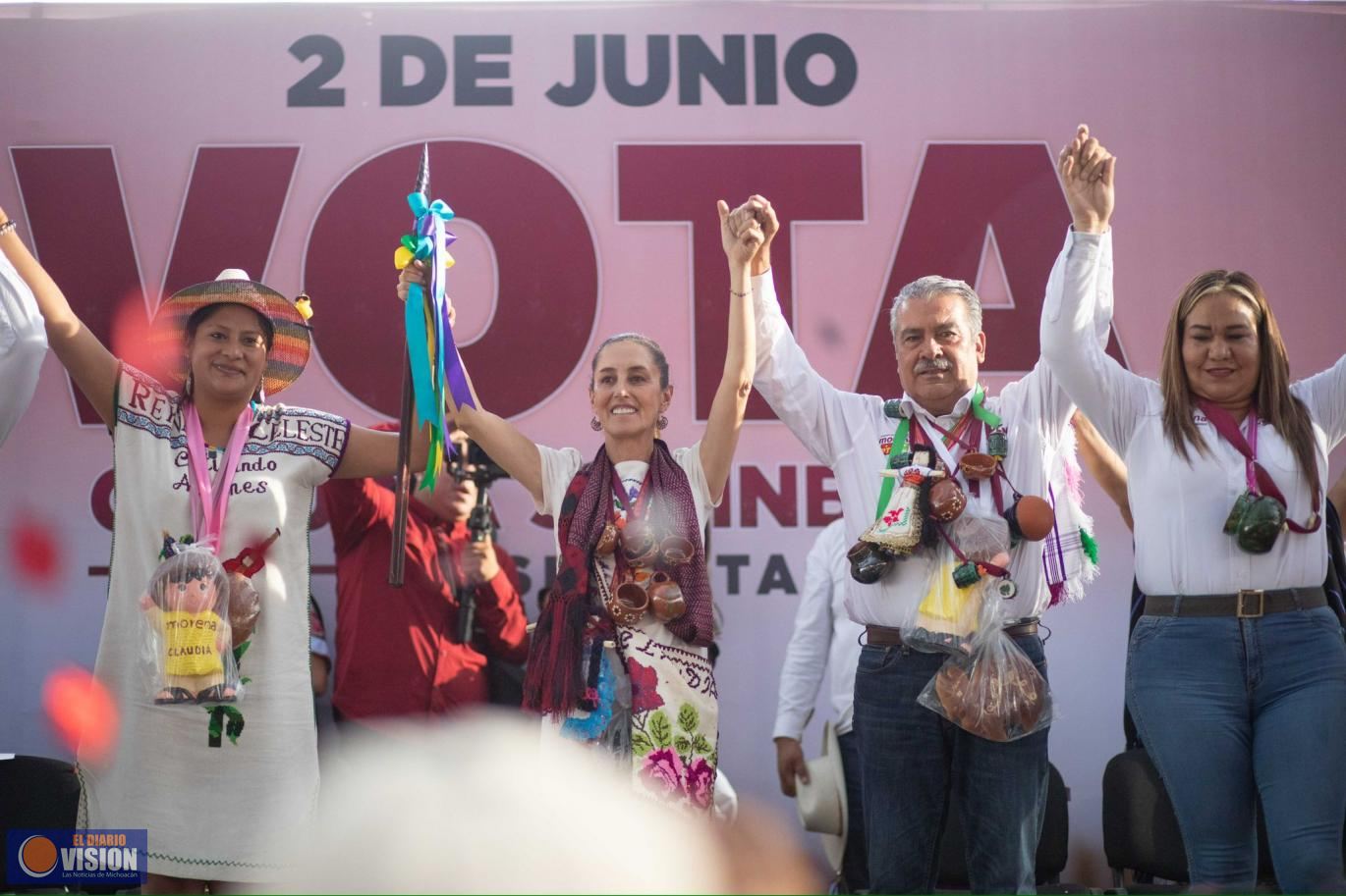 Los pueblos originarios serán honrados por Claudia Sheinbaum, apuntala Morón