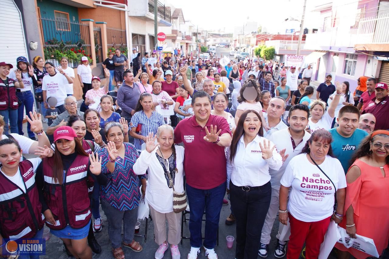 Uruapan merece que siga la Cuarta Transformación: Nacho Campos