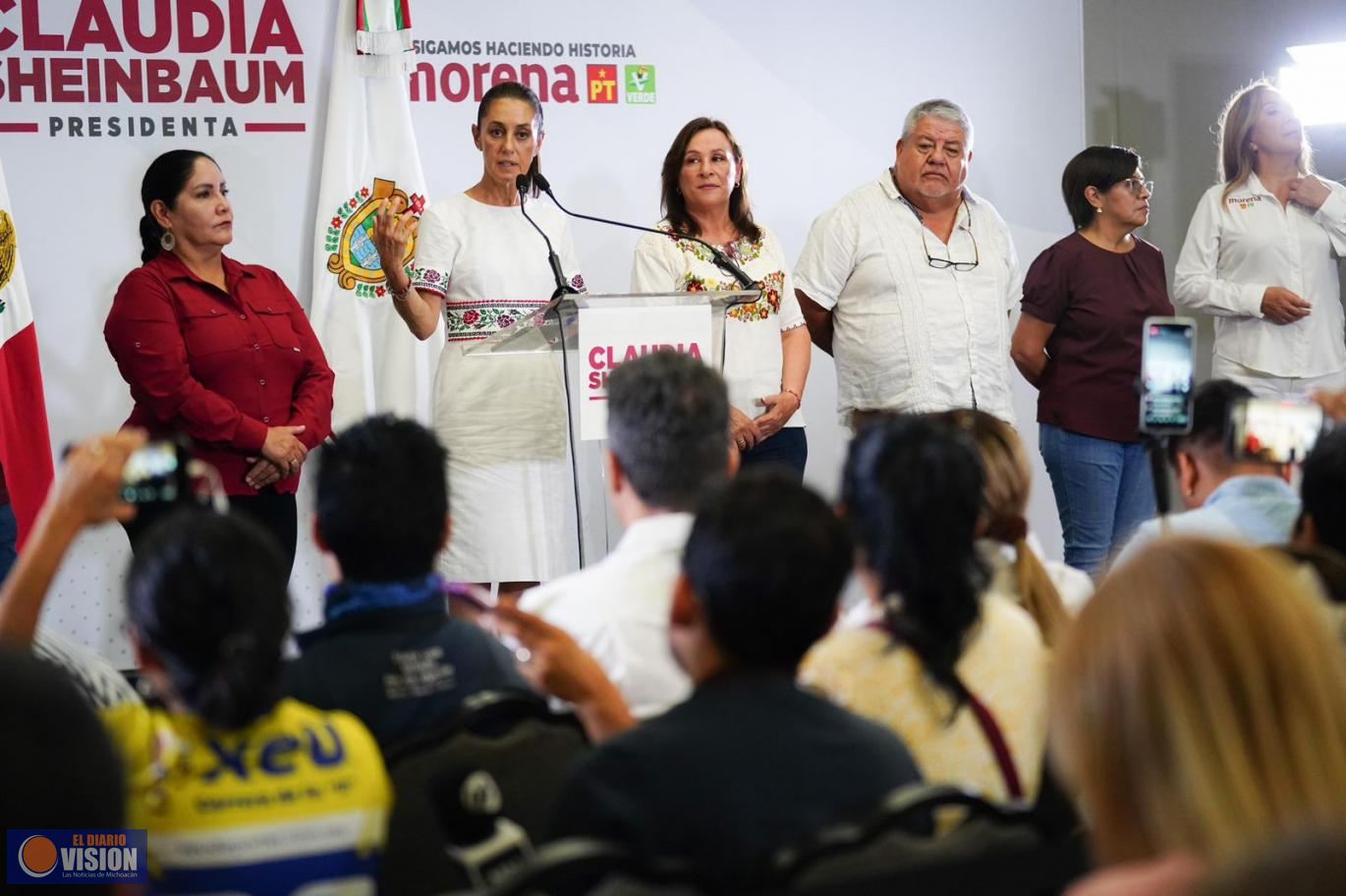 Triunfa Claudia Sheinbaum, en simulacro electoral universitario