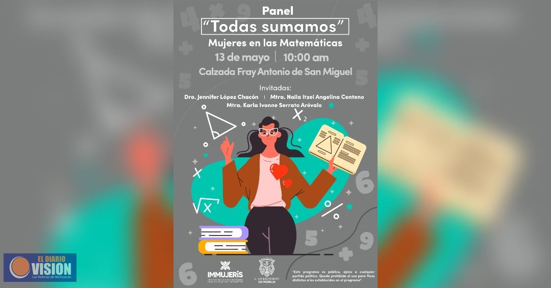 IMMUJERIS invita al panel “Todas sumamos” con mujeres matemáticas