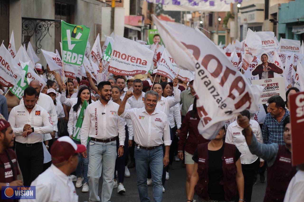 Llama Morón a convertir ánimo y alegría por la 4T en votos