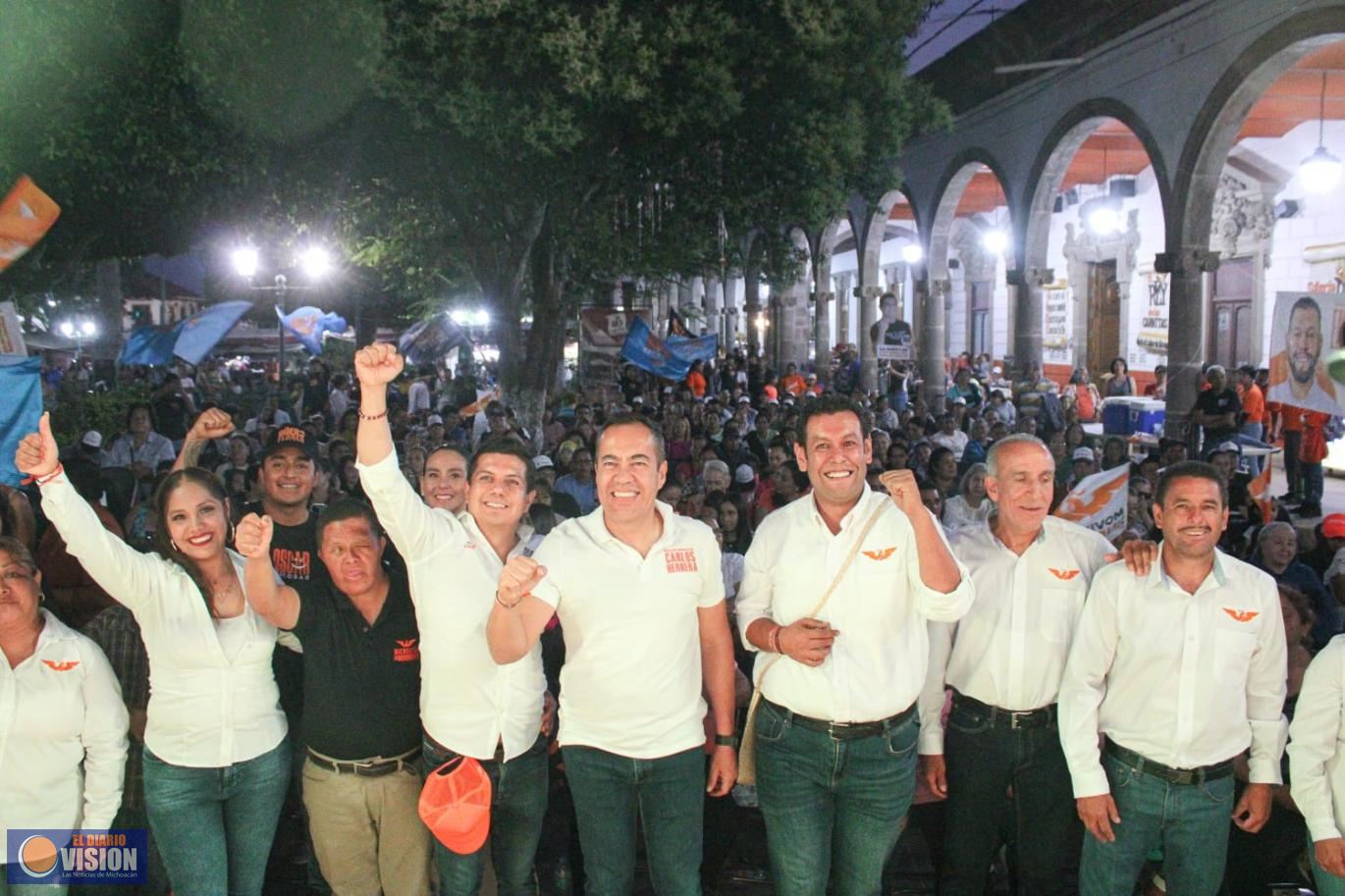 Sabemos qué hacer para que en Michoacán vayan las cosas mejor: Carlos Herrera