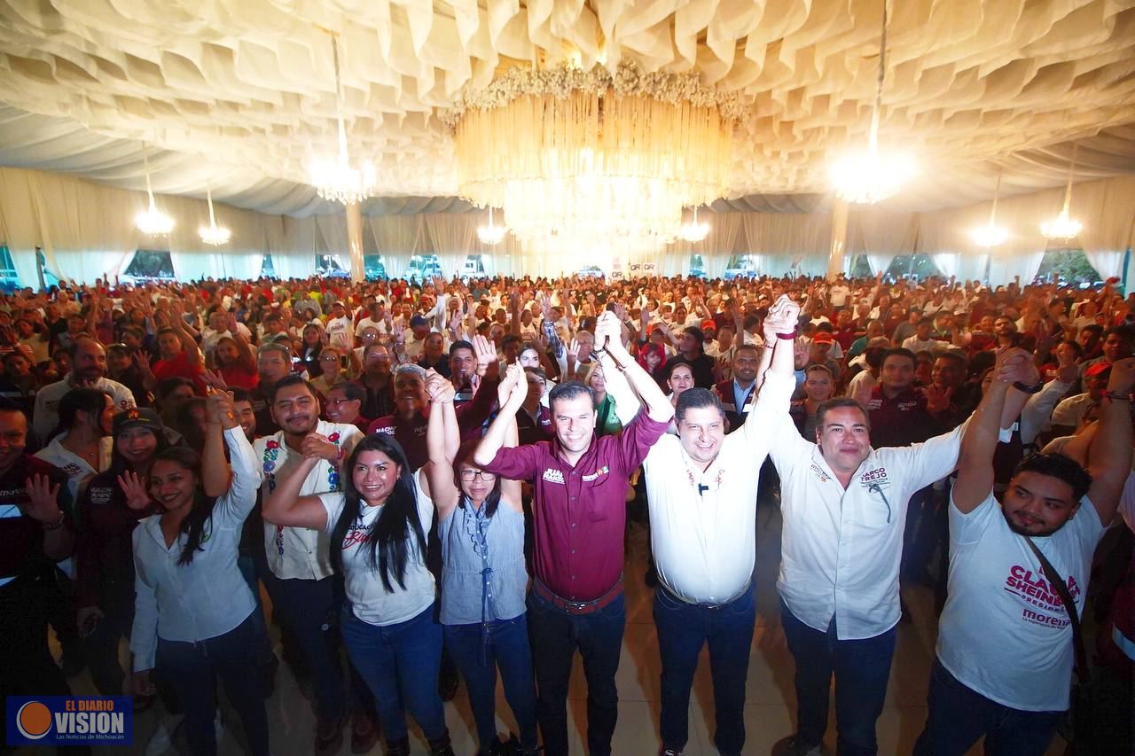 Con gran respaldo popular, Morena se encamina a un triunfo contundente en Uruapan