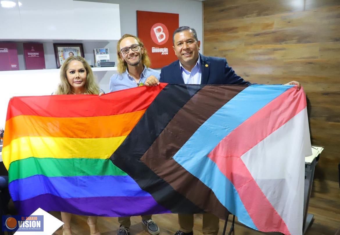 Barragán se compromete a seguir luchando por los derechos de las personas LGBTI+