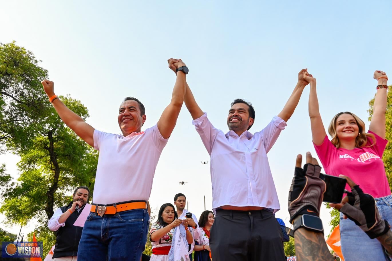Movimiento Ciudadano tendrá presidente de México y senadores por Michoacán: Carlos Herrera