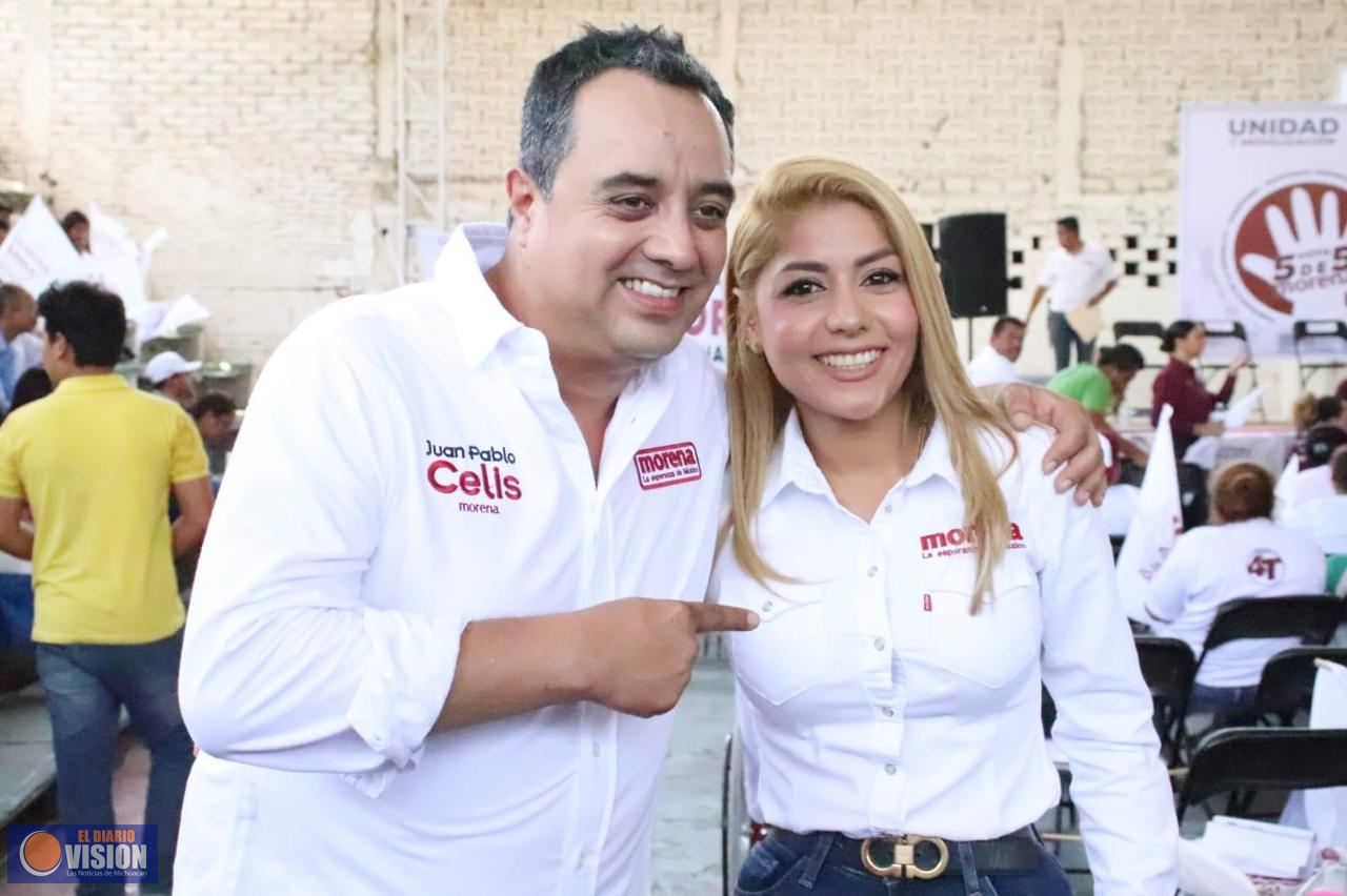 Candidatura de Sandra Olimpia es firme y se encamina al triunfo en Apatzingán: Morena