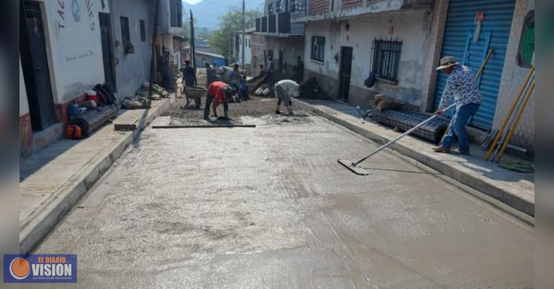 Proyecto Transformador, avanza en la Tenencia de Puruarán