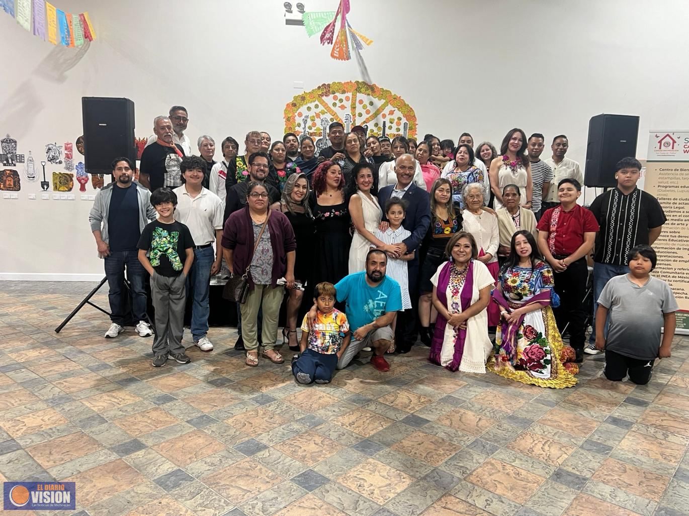 Todo un éxito Ofrenda Michoacana, en Chicago, Illinois, Estados unidos
