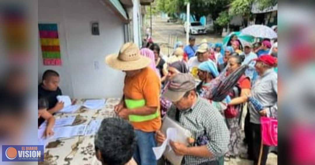 DIF Turicato, entrega apoyos en La Nueva Jerusalén
