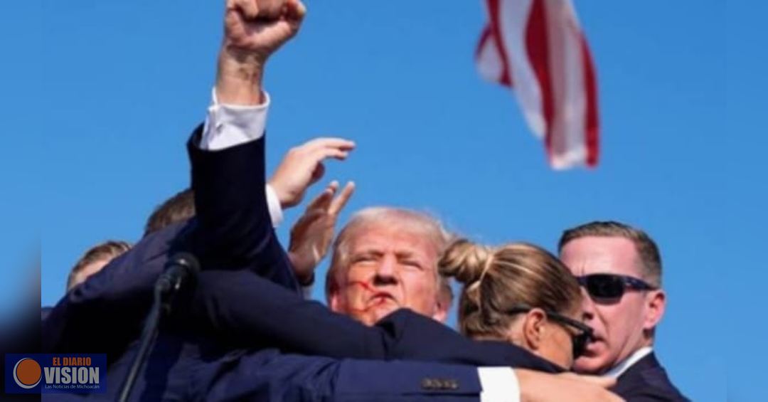 Donald Trump, resulta herido en la oreja, luego de disparos lanzados en mitin