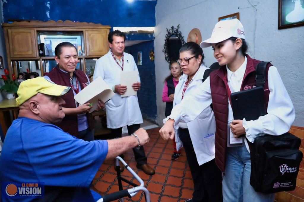 Servicios médicos gratuitos llegan hasta la puerta de más de 257 mil viviendas: SSM