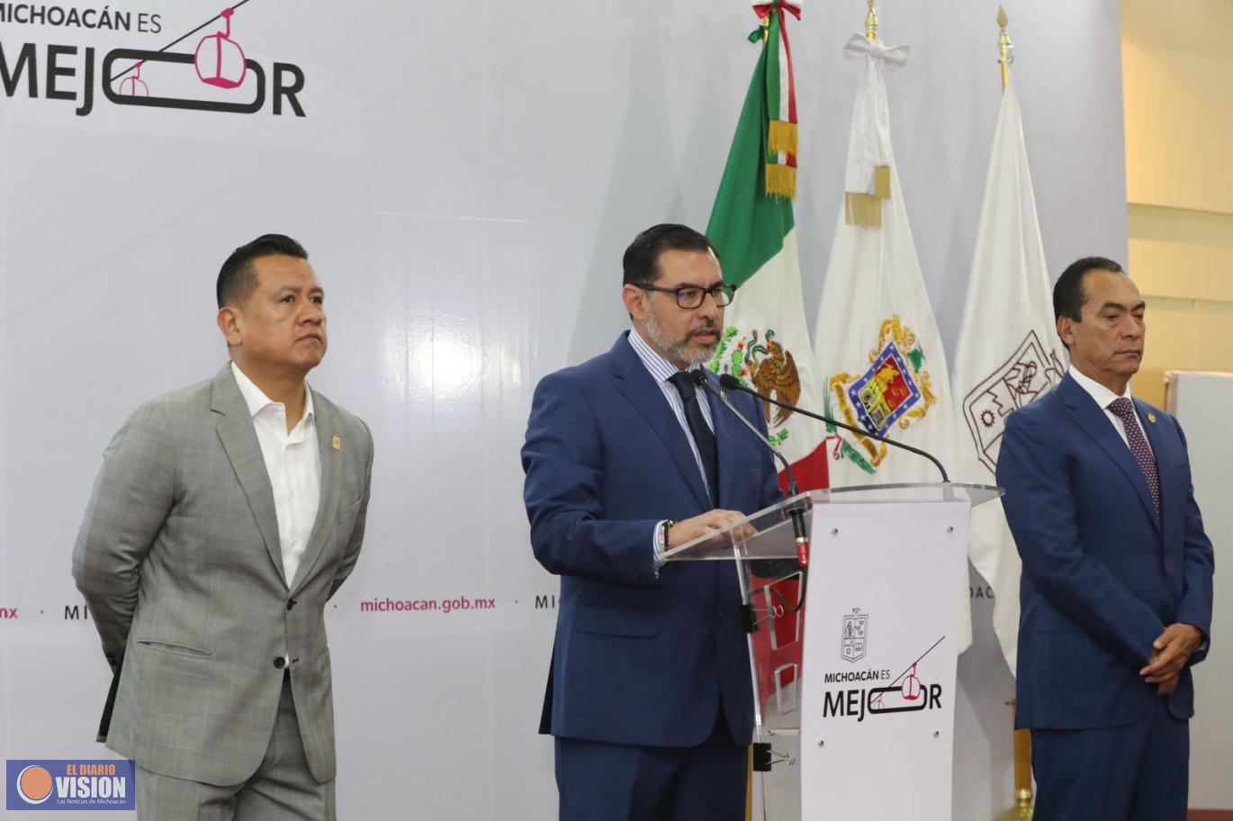 Baja homicidio doloso en Michoacán, son 235 casos menos en un año
