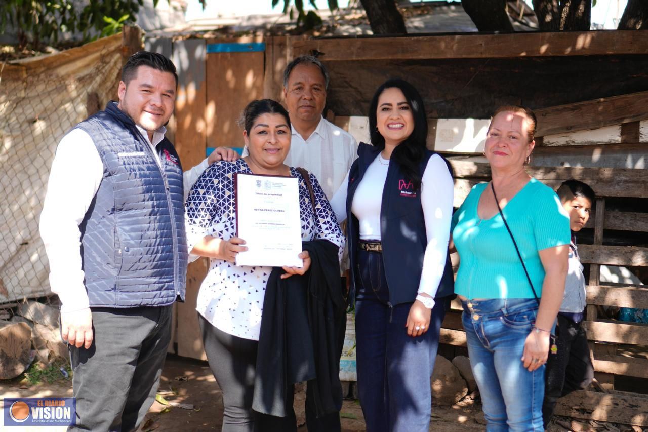 Uruapan avanza en certeza legal para las familias: Gladyz Butanda