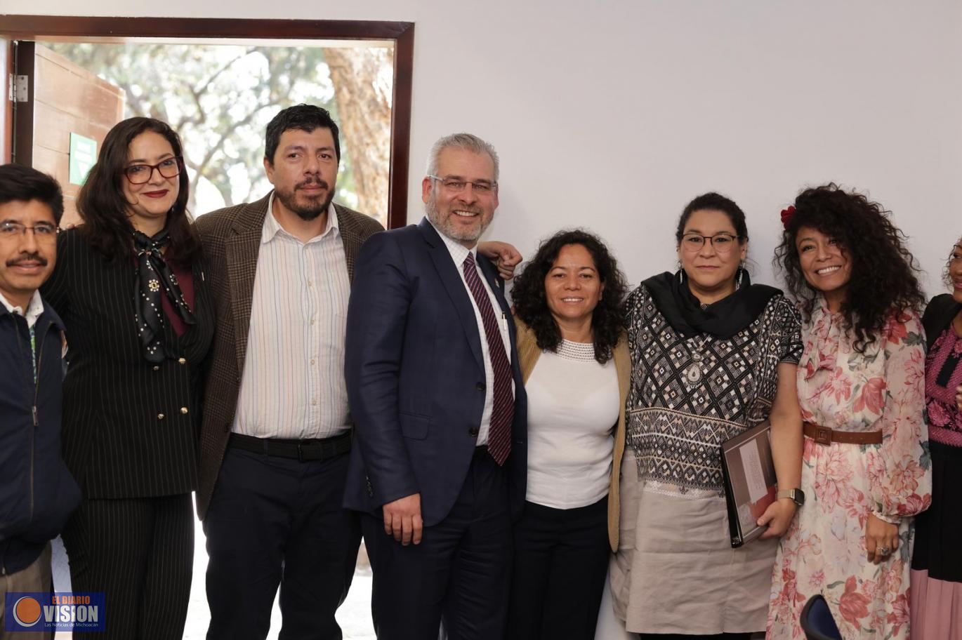 Destaca Bedolla en la UNAM aportación de comunidades indígenas en reforma a la ley federal