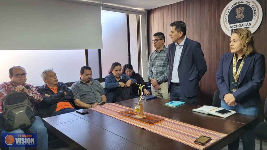 Atiende FGE reunión con representantes del gremio periodístico en materia de libertad de expresión