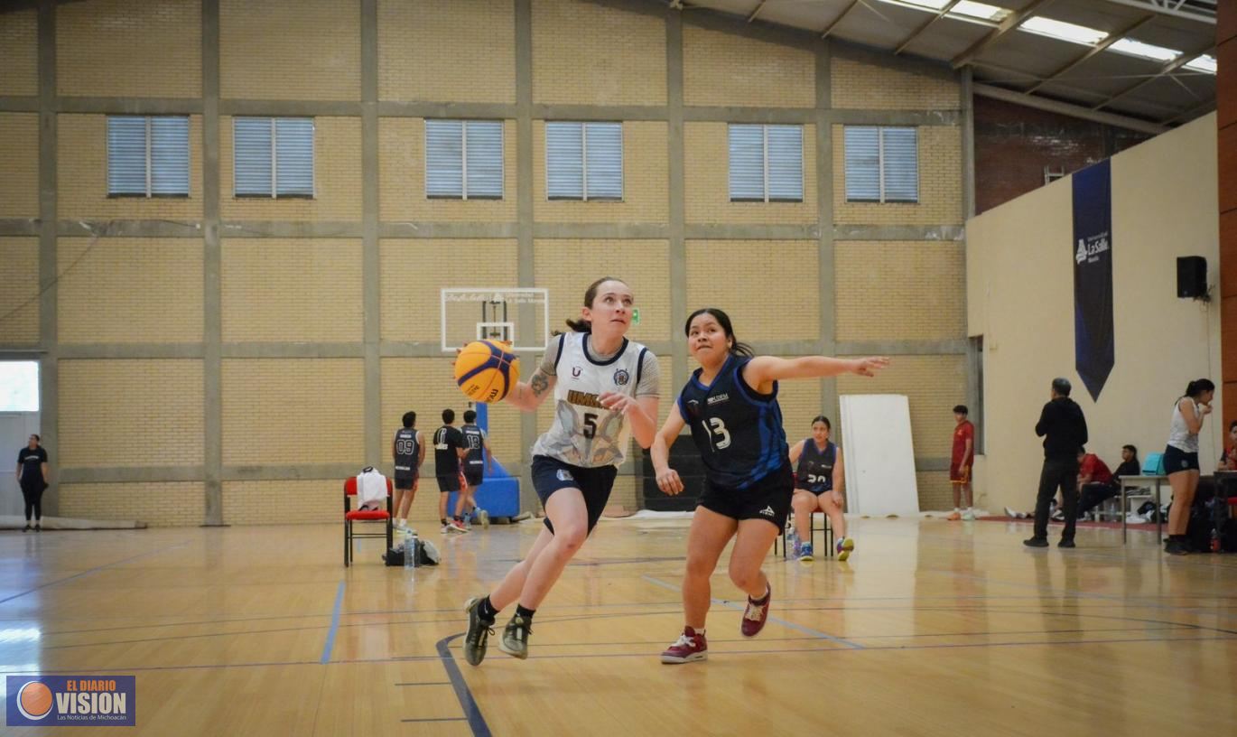Equipo femenil de básquetbol 3x3 de la UMSNH aseguró boleto a fase regional de la Universiada 2025