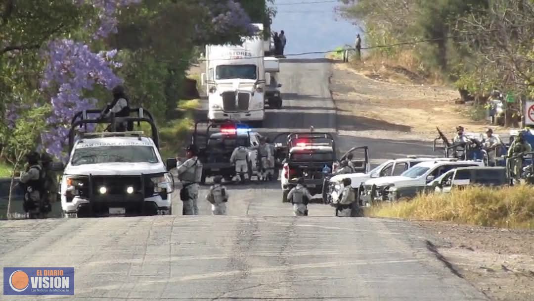 Fuerzas federales, abaten a tres presuntos sicarios del CJNG