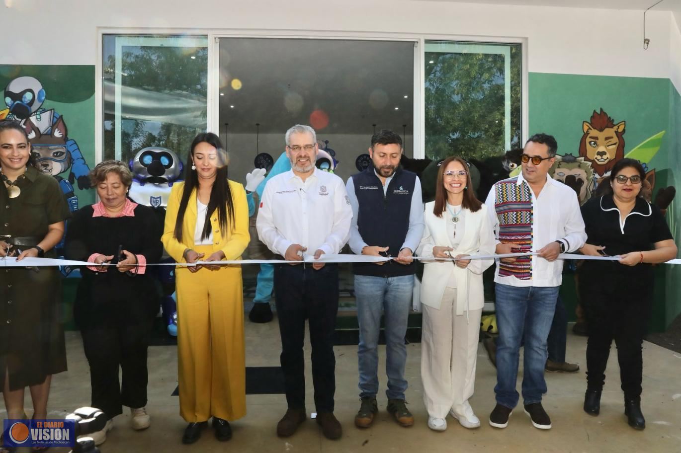 Inaugura Bedolla Museo lnteractivo del Agua en el Zoológico de Morelia