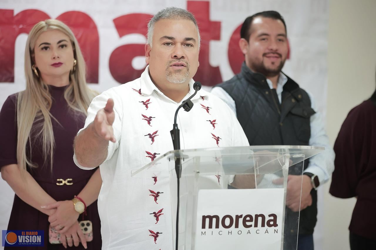 Actos anticipados del Partido Verde comprometen la elección del 2027: Morena Michoacán
