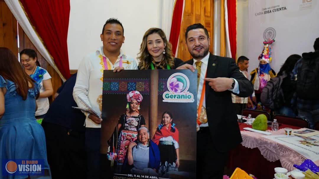 Todo listo para la Feria del Geranio de Tingambato: Brissa Arroyo