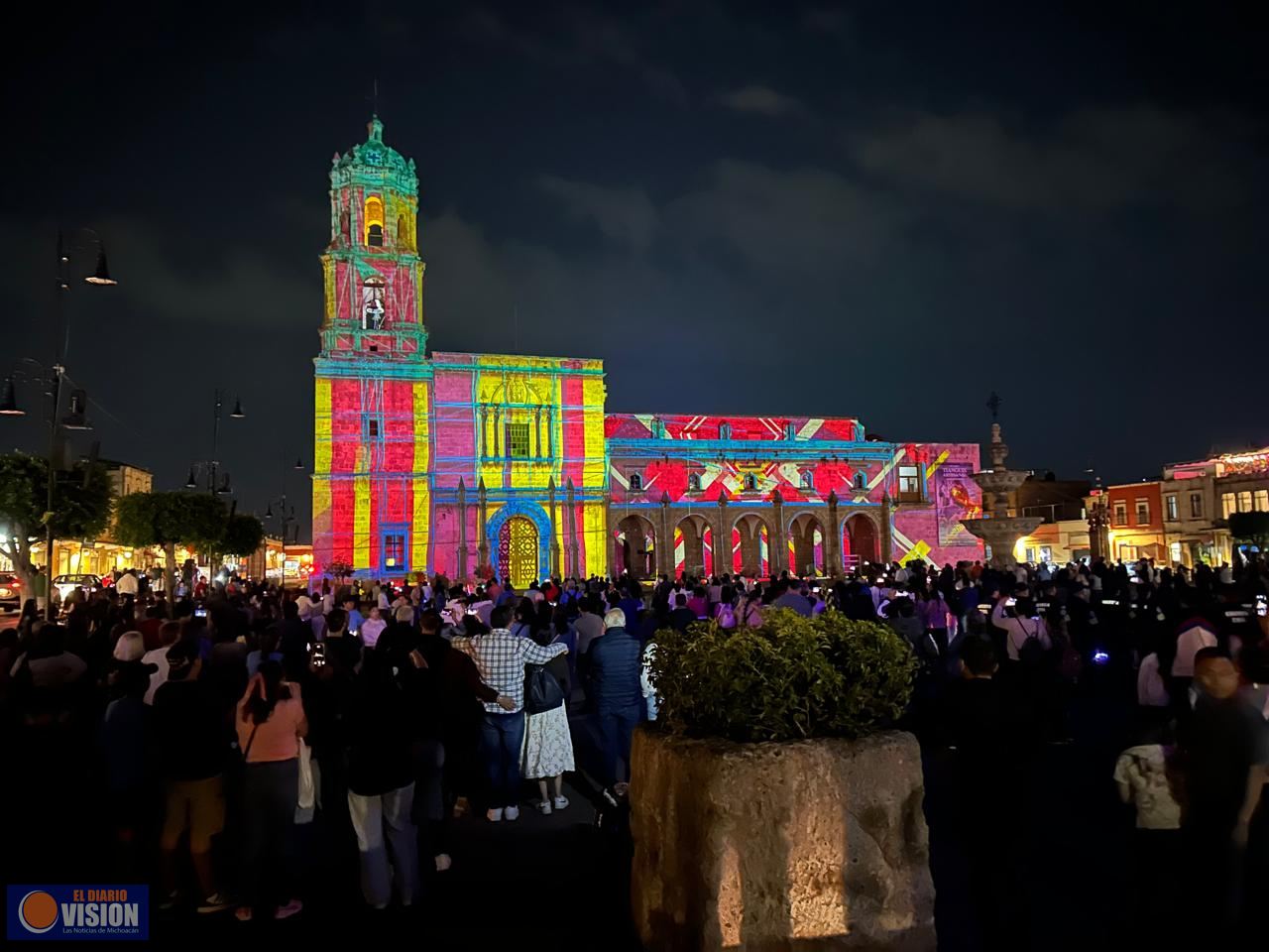 Videomapping, listo con temática de Semana Santa en Morelia