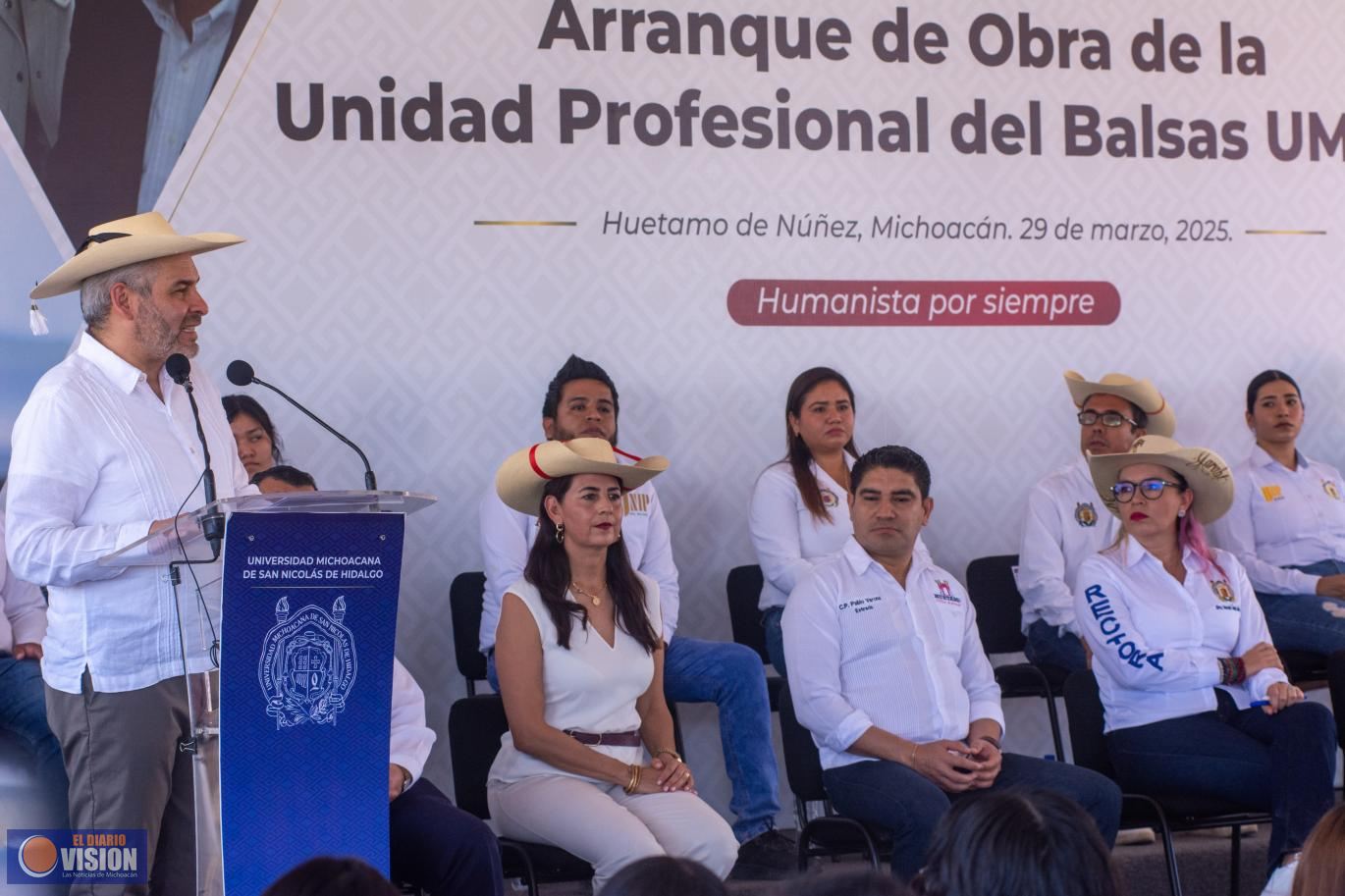 Campus UMSNH en Huetamo, será un faro de libertad y de educación en Tierra Caliente: Gobernador