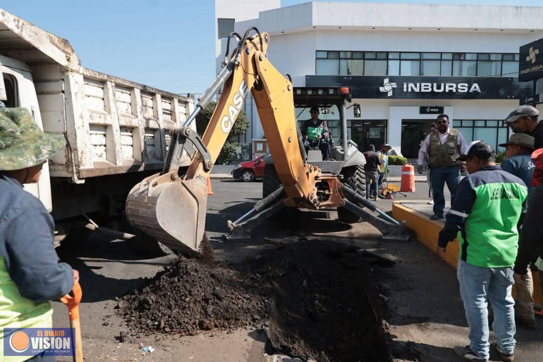 Alfonso Martínez arranca Programa de Prevención de Inundaciones en Morelia