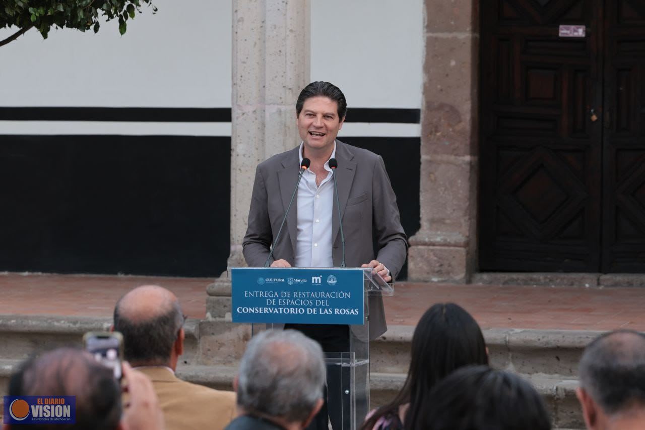 Rehabilita Gobierno de Morelia el Conservatorio de Las Rosas