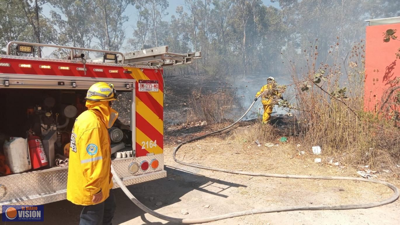 PC Estatal controla incendio en Altozano
