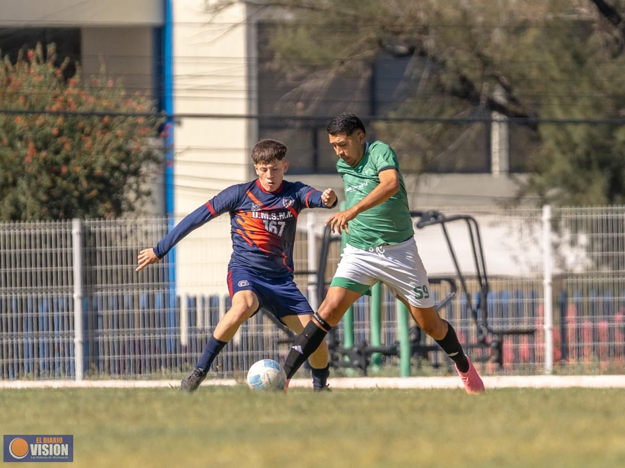 Equipos de la UMSNH suman victorias en la Liga Municipal 