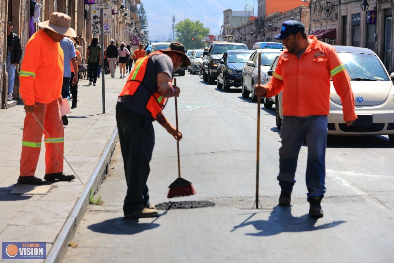 Gobierno de Morelia alista el Centro Histórico para eventos de Semana Santa