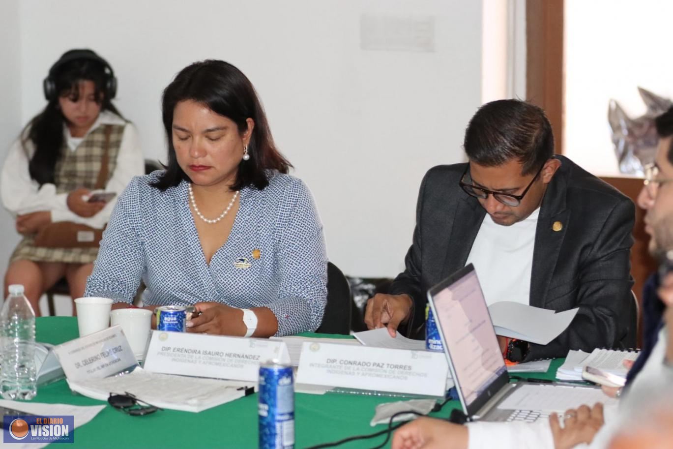 Respaldan diputados iniciativa  sobre Derechos Lingüísticos de  pueblos indígenas de Michoacán