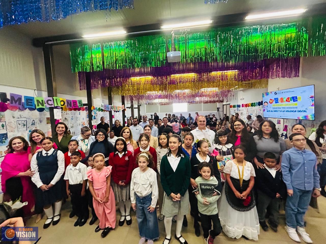 Premia CEDH a ganadores del XXI Concurso de Dibujo Infantil “Alto al hate y a la violencia digital”