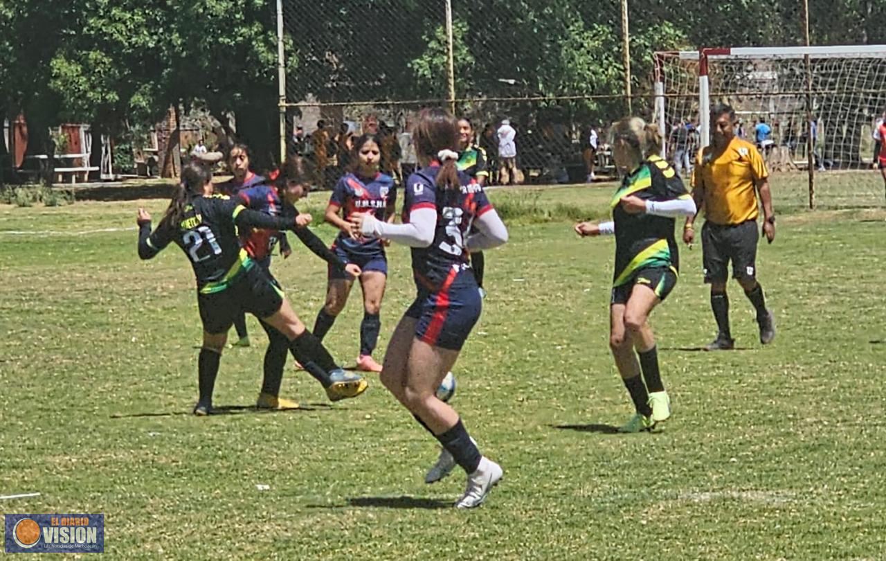 Con goleada y empate se van a vacaciones los equipos femeniles de la UMSNH 