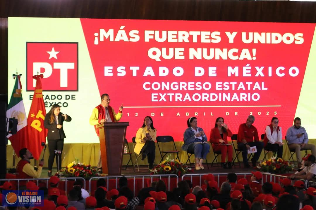 Partido del Trabajo, realiza Congreso Estatal en Edomex : Reginaldo Sandoval