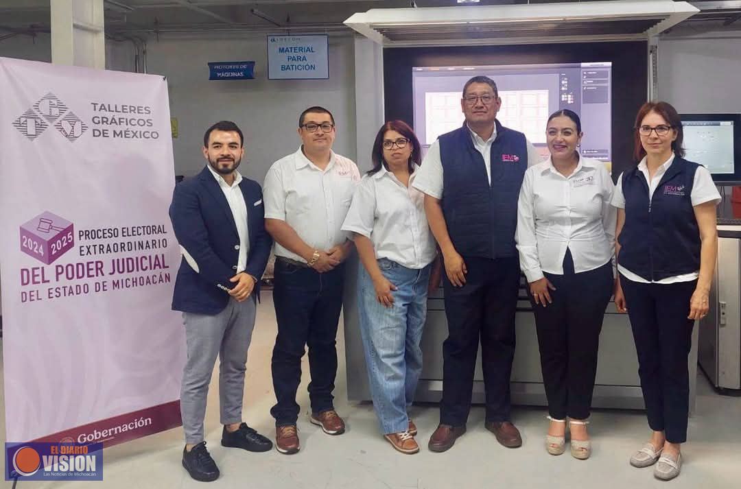 ¡Inició la impresión de boletas electorales para Michoacán!