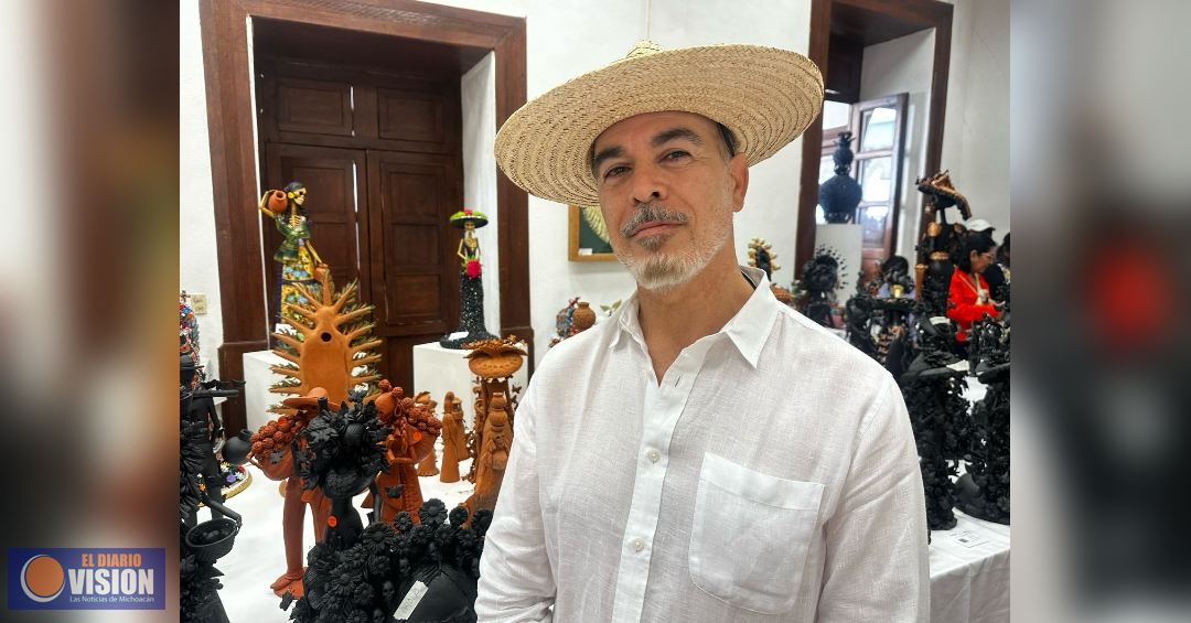 Javier Marín, reconocido escultor, invita a visitar Tianguis Artesanal de Uruapan