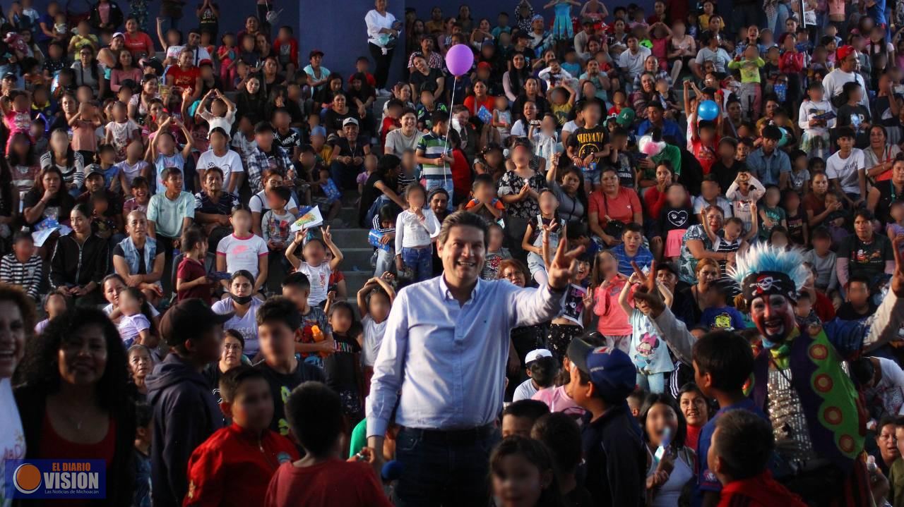 Feria de la Niñez del DIF Morelia, abarrota la unidad deportiva de Ciudad Jardín