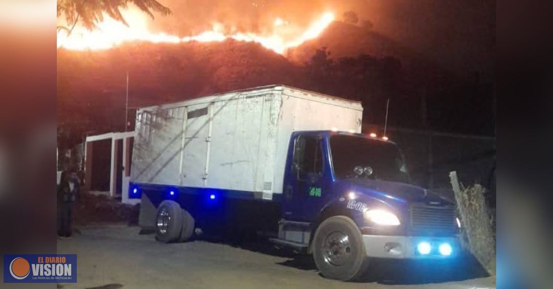 Incendio en el Cerro de Jicalan