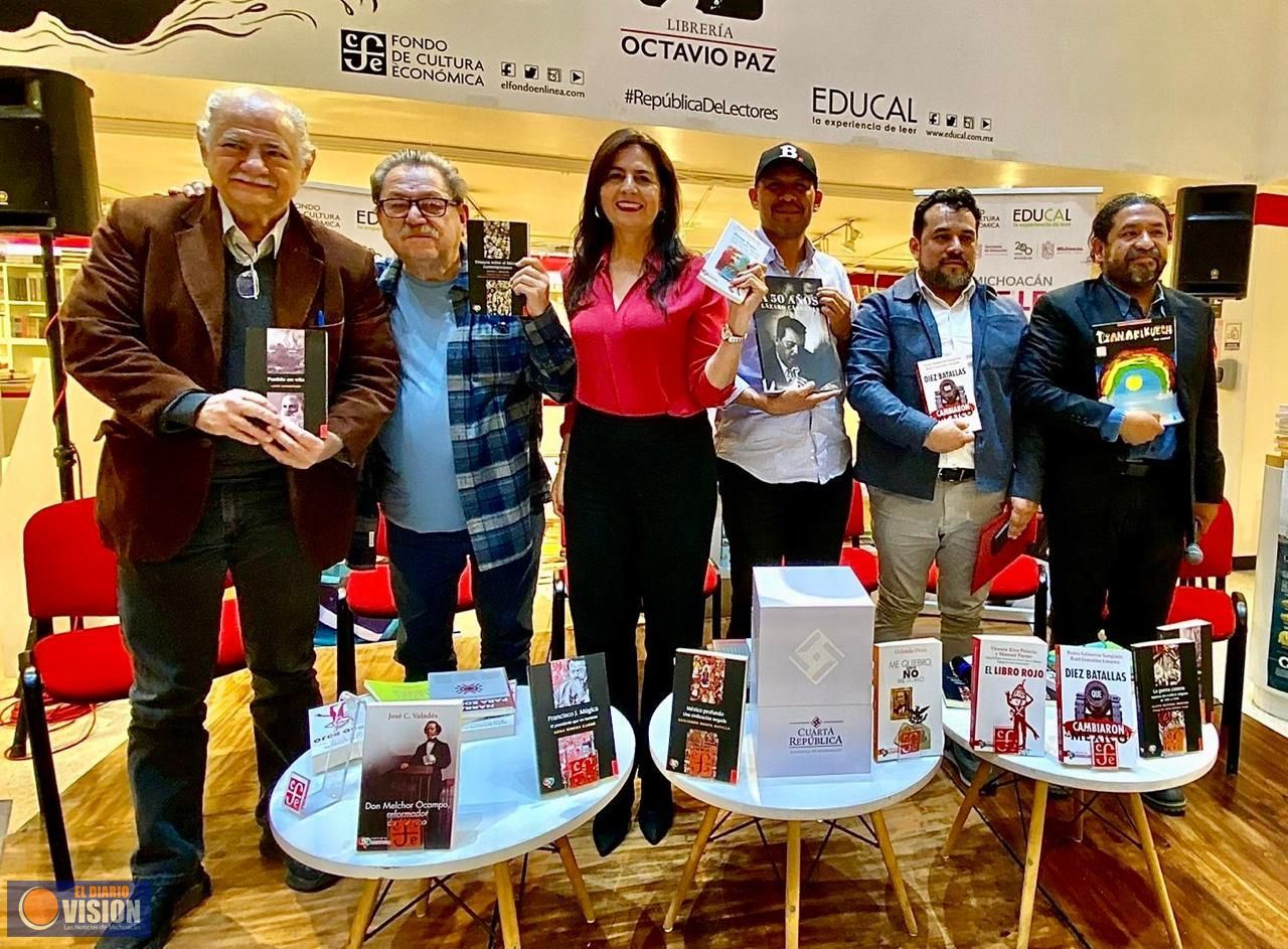 Cuarta República Editorial trabaja por preservar en libros la memoria y patrimonio: SEE