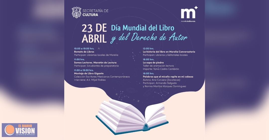 Conmemoran el Día Mundial del Libro 