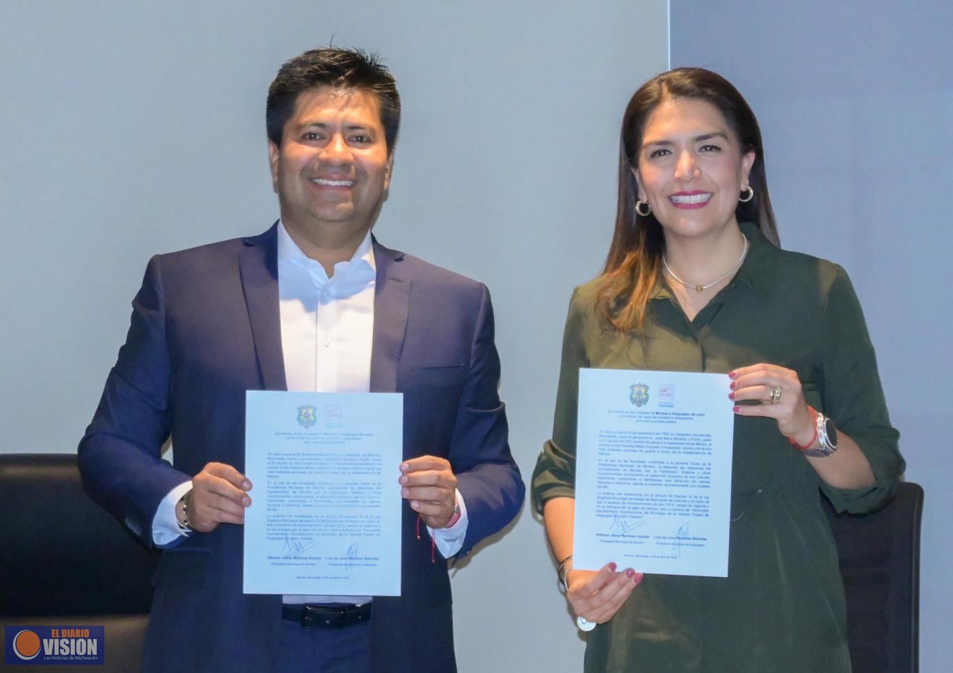Morelia ratifica hermanamiento con Huajuapan de León, Oaxaca