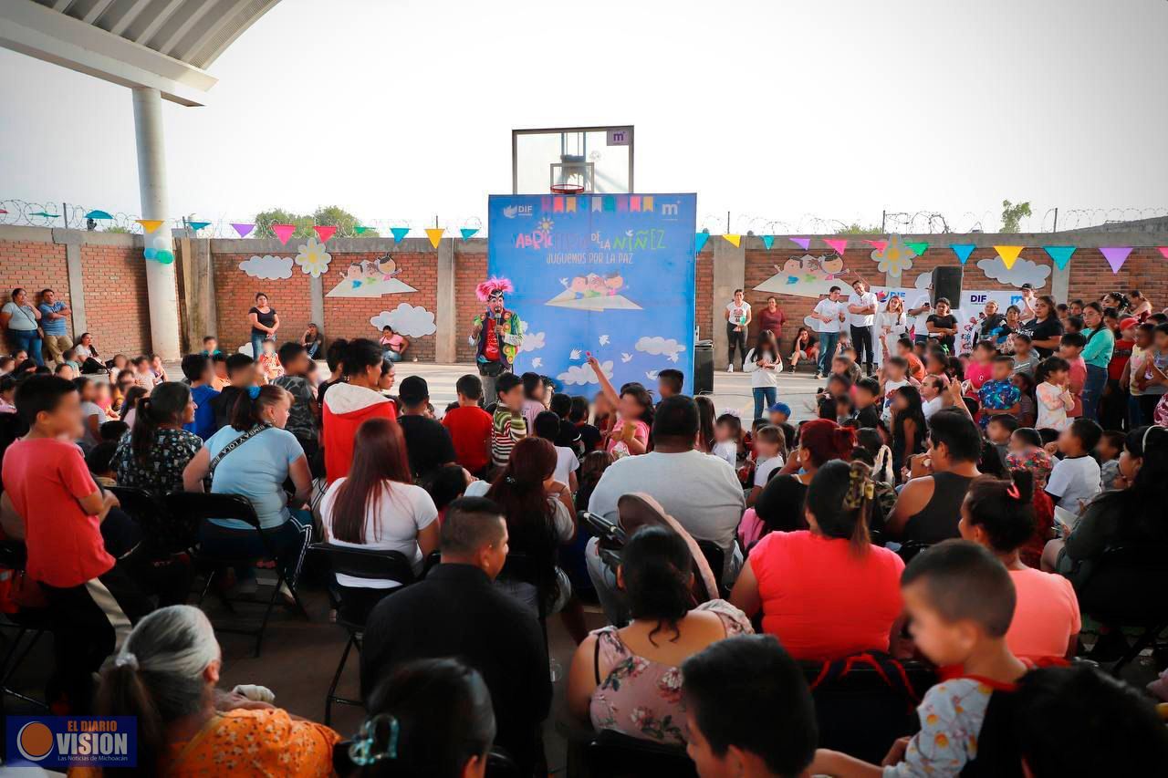 Feria de la Niñez del DIF Morelia llega a la Gertrudis Sánchez