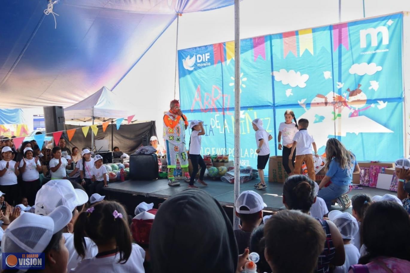 Feria de la Niñez llenó de sonrisas y alegría el Complejo Deportivo Bicentenario