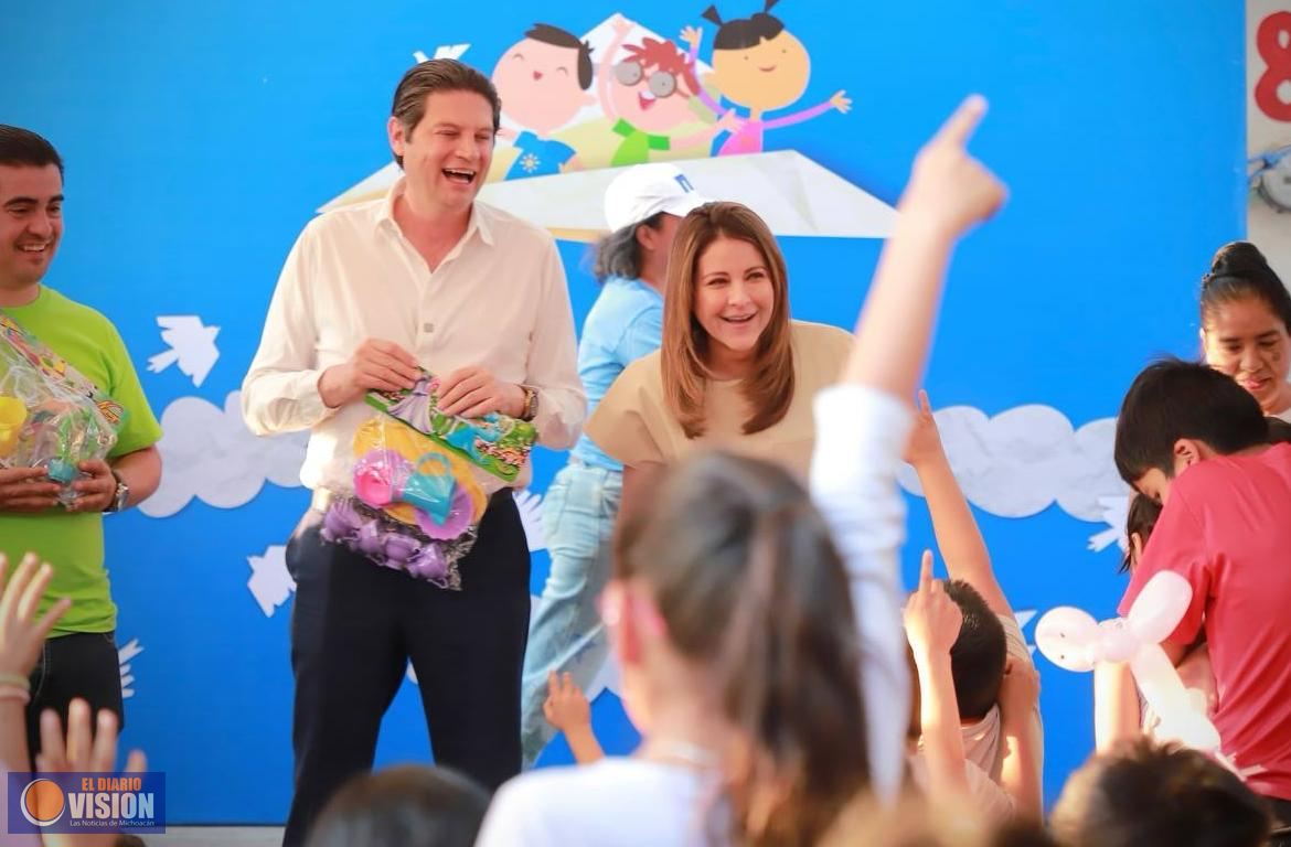 Miles de niñas y niños disfrutan de los festejos que el DIF Morelia les ha preparado