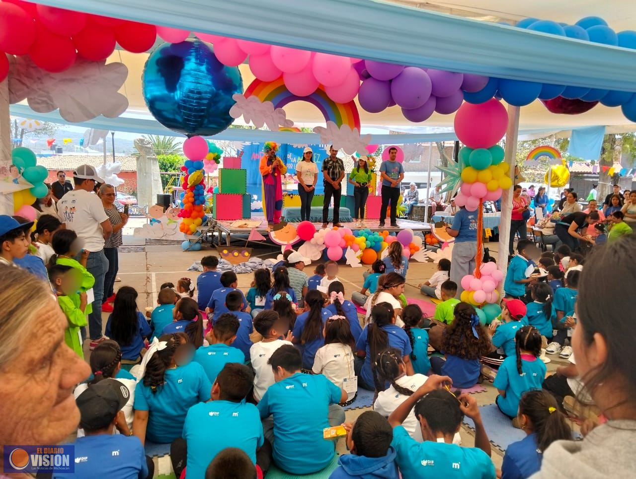 Feria de la Niñez ‘Juguemos por la Paz’ lleva alegría y aprendizaje a Teremendo con Policía Morelia