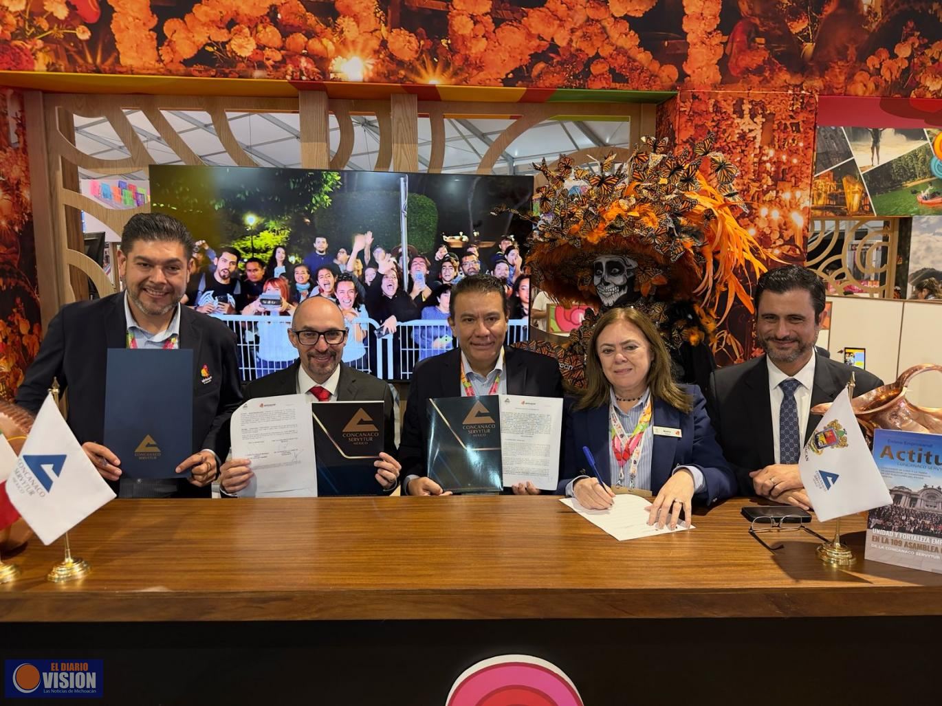 Alianzas estratégicas impulsan promoción de Michoacán en Tianguis Turístico