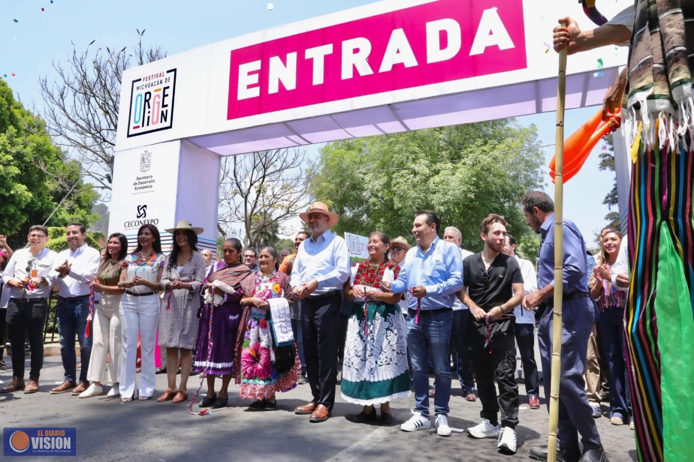 Arranca la fiesta y la alegría; inaugura Bedolla Festival Michoacán de Origen