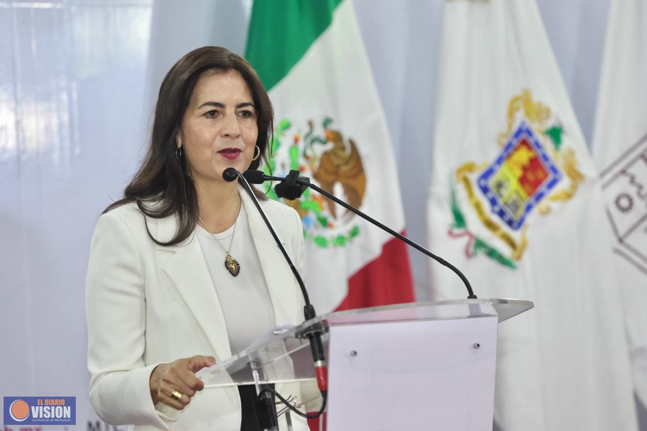 Con Bedolla justicia laboral ha beneficiado a más de 16 mil docentes: Gabriela Molina