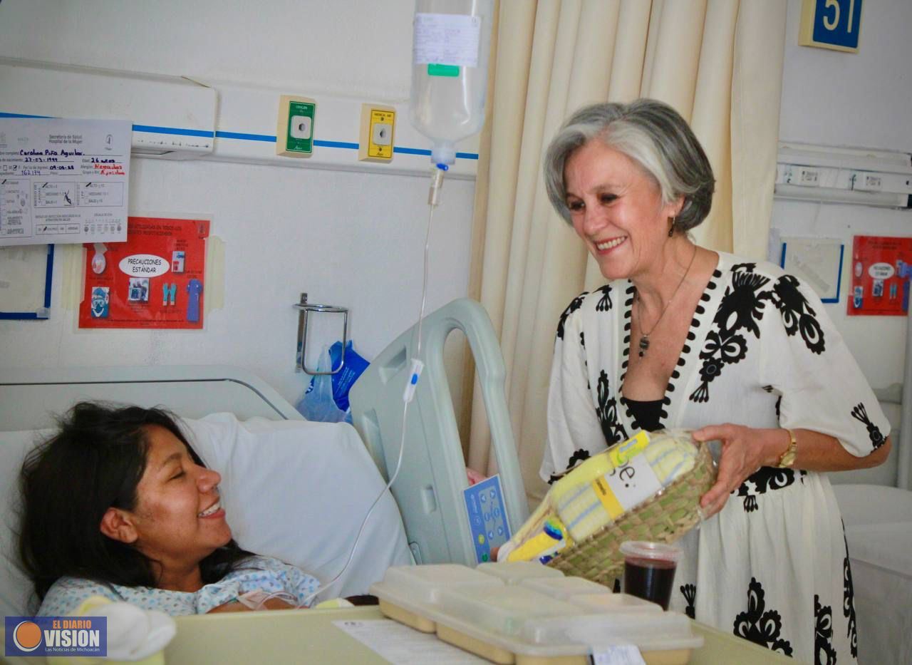DIF Morelia celebra la maternidad con la entrega de más de 100 canastillas en hospitales